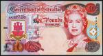Банкнота Гибралтар 10 фунтов 2006 года. P.32 UNC