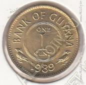 27-156 Гайана 1 цент 1989г. КМ # 31 никель-латунь 1,53гр. 15,99мм - 27-156 Гайана 1 цент 1989г. КМ # 31 никель-латунь 1,53гр. 15,99мм