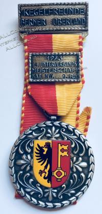 #051 Швейцария спорт Медаль Знаки