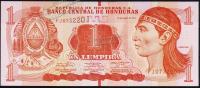 Банкнота Гондурас 1 лемпира 2014 года. P.NEW - UNC