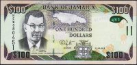 Банкнота Ямайка 100 долларов 2018 года. P.NEW - UNC