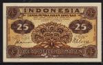 Индонезия 25 сен 1947г. P.32 UNC