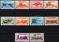 Марокко Французский Авиа 10 марок п/с 1928г. YVERT №12-21* MLH OG (1-70)