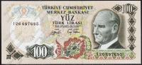 Турция 100 лир 1972г. P.189(2) - UNC