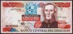 Уругвай 5000 новых песо 1983 г. P.65 UNC