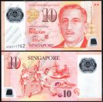 Сингапур 10 долларов 2013г. P.NEW - UNC