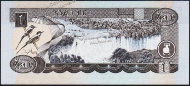 Банкнота Эфиопия 1 бирр 2000 года. P.46в - UNC - Банкнота Эфиопия 1 бирр 2000 года. P.46в - UNC