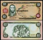 Ямайка 2 долларa 1982-86г. P.65в - UNC