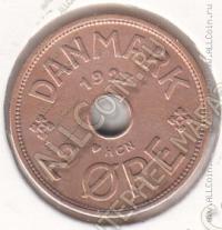 30-24 Дания 2 эре 1927г. КМ # 827,1 бронза 3,8гр