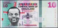 Свазиленд 10 эмалангени 2015г. P.NEW - UNC