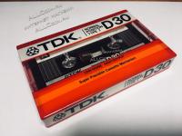 Аудио Кассета TDK D 30 1985 год.  / Япония /