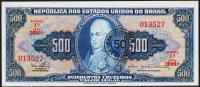 Бразилия 50 центаво 1967г. P.186 UNC на 500 крузейро 