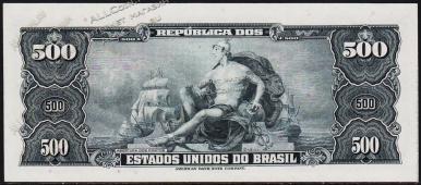 Бразилия 50 центаво 1967г. P.186 UNC на 500 крузейро  - Бразилия 50 центаво 1967г. P.186 UNC на 500 крузейро 