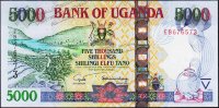 Банкнота Уганда 5000 шиллингов 2004 года. P.44a - UNC