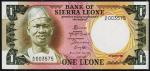 Сьерра-Леоне 1 леоне 1984г. P.5е -  UNC