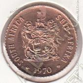 20-137 Южная Африка 1/2 цента 1970г. КМ # 81 бронза - 20-137 Южная Африка 1/2 цента 1970г. КМ # 81 бронза