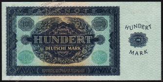 Банкнота ГДР (Германия) 100 марок 1948 года. P.15 UNC  - Банкнота ГДР (Германия) 100 марок 1948 года. P.15 UNC 