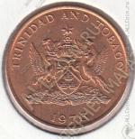 15-149 Тринидад и Тобаго 5 центов 1976г. КМ # 26 UNC бронза 3,25гр. 21,15мм
