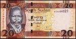 Южный Судан 20 фунтов 2016г. P.NEW - UNC