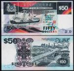 Сингапур 50 долларов 1994г. P.32 UNC