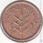 8-138 Палестина 1 мил 1939г. КМ # 1 бронза 3,2гр. 21мм