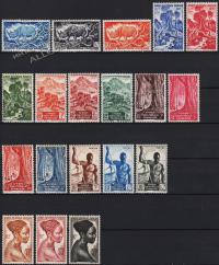 Экваториальная Африка Французская 19 марок п/с 1947г. YVERT №208-226** MNH OG (1-28)