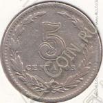 35-61 Аргентина 5 сентаво 1938г. КМ # 34 медно-никелевая 2,0гр. 17,3мм