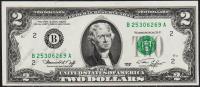 США 2 доллара 1976г. Р.461 UNC "В" В-А