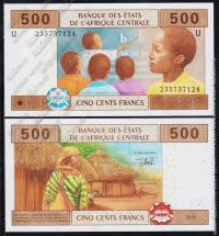 Камерун (Центр. Африка) 500фр. 2002г. P.206U - UNC