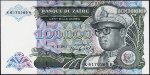 Банкнота Заир 100000 заир 1992 года. P.41 UNC