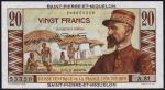 Сан Пьер и Микелон 20 франков 1950г. Р.24 UNC