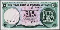 Шотландия 1 фунт 1973г. P.336(2) - UNC