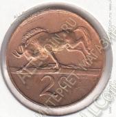 19-89 Южная Африка 2 цента 1977г. КМ # 83 бронза 4,0гр. 22,45мм - 19-89 Южная Африка 2 цента 1977г. КМ # 83 бронза 4,0гр. 22,45мм
