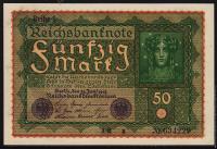 Германия 50 марок 1919г. P.66 UNC