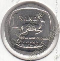15-51 Южная Африка 1 рэнд 2007г. КМ # 344 UNC никель с медным покрытием 3,93гр. 19,94мм
