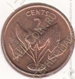 25-94 Кирибати 2 цента 1992г. КМ # 2 бронза 5,2гр. 21,6мм