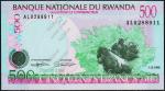 Руанда 500 франков 1998г. P.26 UNC