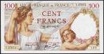 Франция 100 франков 29.01.1942г. P.94 UNC