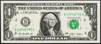 США 1 доллар 2009г. UNC "В" В-Н