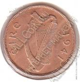 2-38 Ирландия 1/2 пенни 1941 г. KM#10  - 2-38 Ирландия 1/2 пенни 1941 г. KM#10 