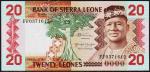 Сьерра-Леоне 20 леоне 1982г. P.14а - UNC