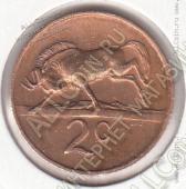 19-88 Южная Африка 2 цента 1976г. КМ # 92 бронза 4,0гр. 22,45мм - 19-88 Южная Африка 2 цента 1976г. КМ # 92 бронза 4,0гр. 22,45мм