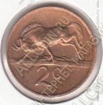 19-88 Южная Африка 2 цента 1976г. КМ # 92 бронза 4,0гр. 22,45мм