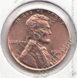 21-18 США 1 цент 1929г. КМ # 132 D  UNC бронза 3,11гр. 19мм