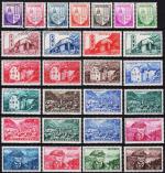 Андора Французская 27 марок п/с 1944-49гг. YVERT №93-118** MNH OG (10-12)