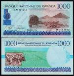 Руанда 1000 франков 1998г. P.27 UNC
