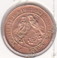 29-105 Южная Африка 1/4 пенни 1947г КМ # 23 бронза 2,84гр. 20мм 