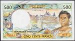 Новая Каледония 500 франков 1969г. Р.60е - UNC