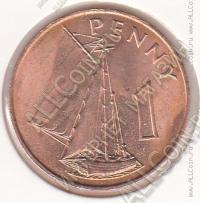 27-96 Гамбия 1 пенни 1966г. КМ # 1 бронза 25,5мм