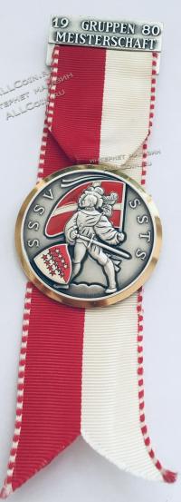 #466 Швейцария спорт Медаль Знаки. Групповой чемпионат.